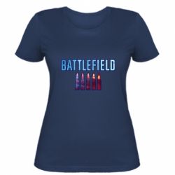 Жіноча футболка Battlefield 5 bullets - PrintSalon