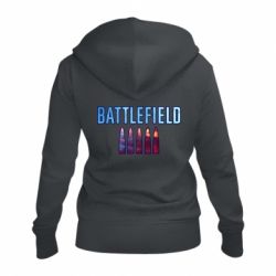 Жіноче худі на блискавці Battlefield 5 bullets - PrintSalon