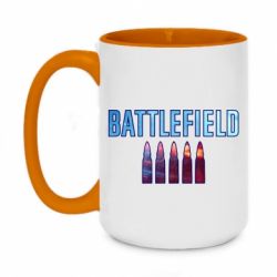 Чашка двокольорова велика Battlefield 5 bullets - PrintSalon