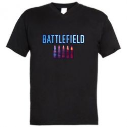Чоловіча футболка з V-подібним вирізом Battlefield 5 bullets - PrintSalon