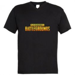 Мужская футболка  с V-образным вырезом Battlegrounds - PrintSalon
