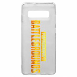 Чехол для Samsung S10+ Battlegrounds - PrintSalon
