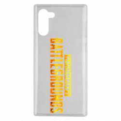 Чехол для Samsung Note 10 Battlegrounds - PrintSalon