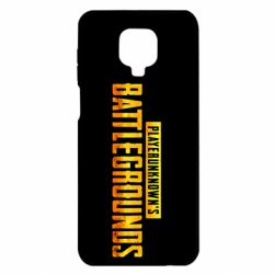Чехол для Xiaomi Redmi Note 9S/9Pro/9Pro Max Battlegrounds - PrintSalon