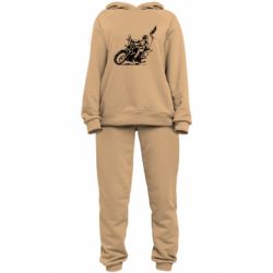 Женский костюм Байкер на мотоцикле - PrintSalon