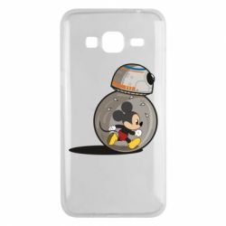 Чехол для Samsung J3 2016 BB-8 and Mickey Mouse - PrintSalon