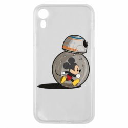 Чехол для iPhone XR BB-8 and Mickey Mouse - PrintSalon