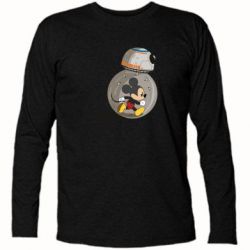 Футболка с длинным рукавом BB-8 and Mickey Mouse - PrintSalon