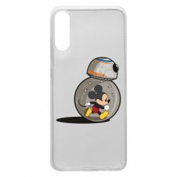 Чехол для Samsung A70 BB-8 and Mickey Mouse - PrintSalon