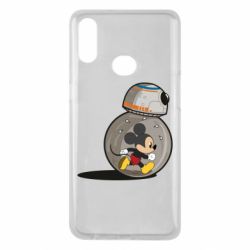 Чехол для Samsung A10s BB-8 and Mickey Mouse - PrintSalon