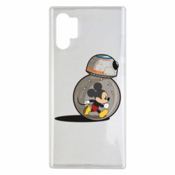 Чехол для Samsung Note 10 Plus BB-8 and Mickey Mouse - PrintSalon