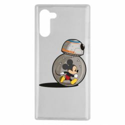 Чехол для Samsung Note 10 BB-8 and Mickey Mouse - PrintSalon