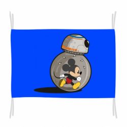 Флаг BB-8 and Mickey Mouse - PrintSalon
