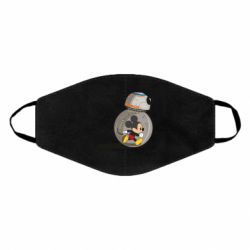 Маска многоразовая BB-8 and Mickey Mouse - PrintSalon