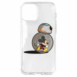 Чехол для iPhone 12 mini BB-8 and Mickey Mouse - PrintSalon