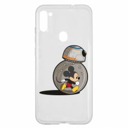 Чехол для Samsung A11/M11 BB-8 and Mickey Mouse - PrintSalon