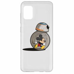 Чехол для Samsung A31 BB-8 and Mickey Mouse - PrintSalon