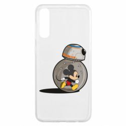 Чехол для Samsung A50 BB-8 and Mickey Mouse - PrintSalon
