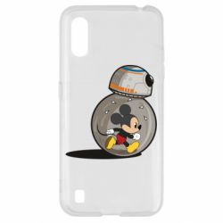 Чехол для Samsung A01/M01 BB-8 and Mickey Mouse