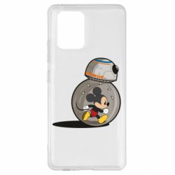 Чехол для Samsung S10 Lite BB-8 and Mickey Mouse - PrintSalon