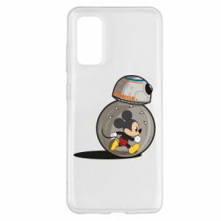 Чехол для Samsung S20 BB-8 and Mickey Mouse - PrintSalon