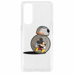Чехол для Oppo Reno 4 Pro BB-8 and Mickey Mouse - PrintSalon