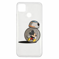 Чехол для Xiaomi Redmi 9c BB-8 and Mickey Mouse