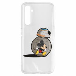 Чехол для Realme 6 Pro BB-8 and Mickey Mouse - PrintSalon