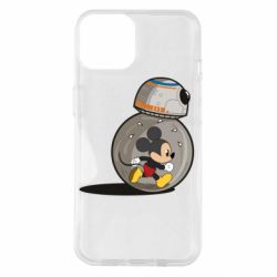 Чехол для iPhone 14 BB-8 and Mickey Mouse