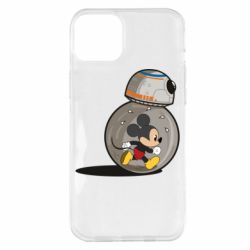 Чехол для iPhone 14 Plus BB-8 and Mickey Mouse - PrintSalon