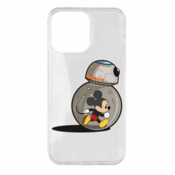 Чехол для iPhone 14 Pro Max BB-8 and Mickey Mouse - PrintSalon