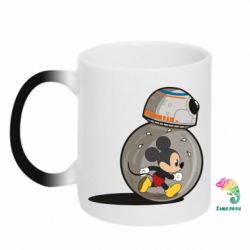 Чашка-хамелеон BB-8 and Mickey Mouse - PrintSalon
