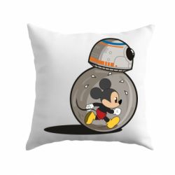 Подушка BB-8 and Mickey Mouse - PrintSalon