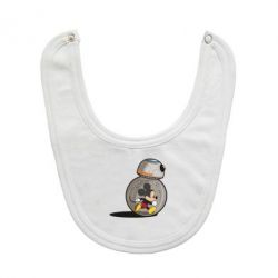 Слюнявчик  BB-8 and Mickey Mouse - PrintSalon