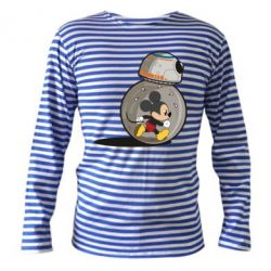Тельняшка с длинным рукавом BB-8 and Mickey Mouse - PrintSalon