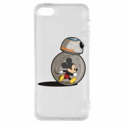 Чехол для iPhone5/5S/SE BB-8 and Mickey Mouse - PrintSalon