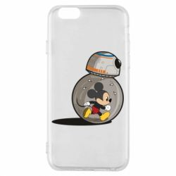 Чехол для iPhone 6/6S BB-8 and Mickey Mouse - PrintSalon