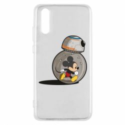Чехол для Huawei P20 BB-8 and Mickey Mouse - PrintSalon