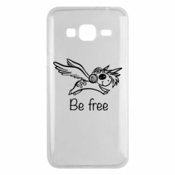 Чехол для Samsung J3 2016 Be free unicorn - PrintSalon