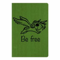 Блокнот с принто Be free unicorn - PrintSalon