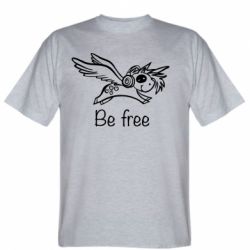 Мужская футболка Stedman Be free unicorn - PrintSalon