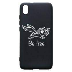 Чехол для Xiaomi Redmi 7A Be free unicorn - PrintSalon