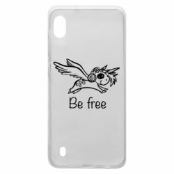 Чехол для Samsung A10 Be free unicorn