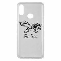Чехол для Samsung A10s Be free unicorn - PrintSalon