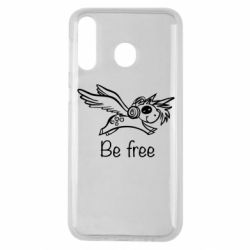 Чехол для Samsung M30 Be free unicorn - PrintSalon