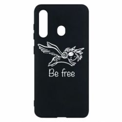 Чехол для Samsung M40 Be free unicorn - PrintSalon