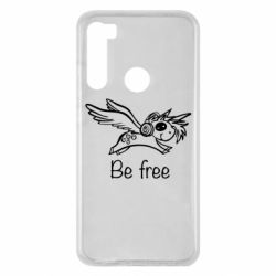 Чехол для Xiaomi Redmi Note 8 Be free unicorn - PrintSalon