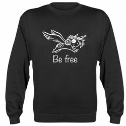 Cвитшот Be free unicorn - PrintSalon