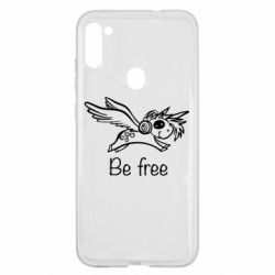 Чехол для Samsung A11/M11 Be free unicorn - PrintSalon
