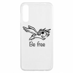 Чехол для Samsung A50 Be free unicorn - PrintSalon